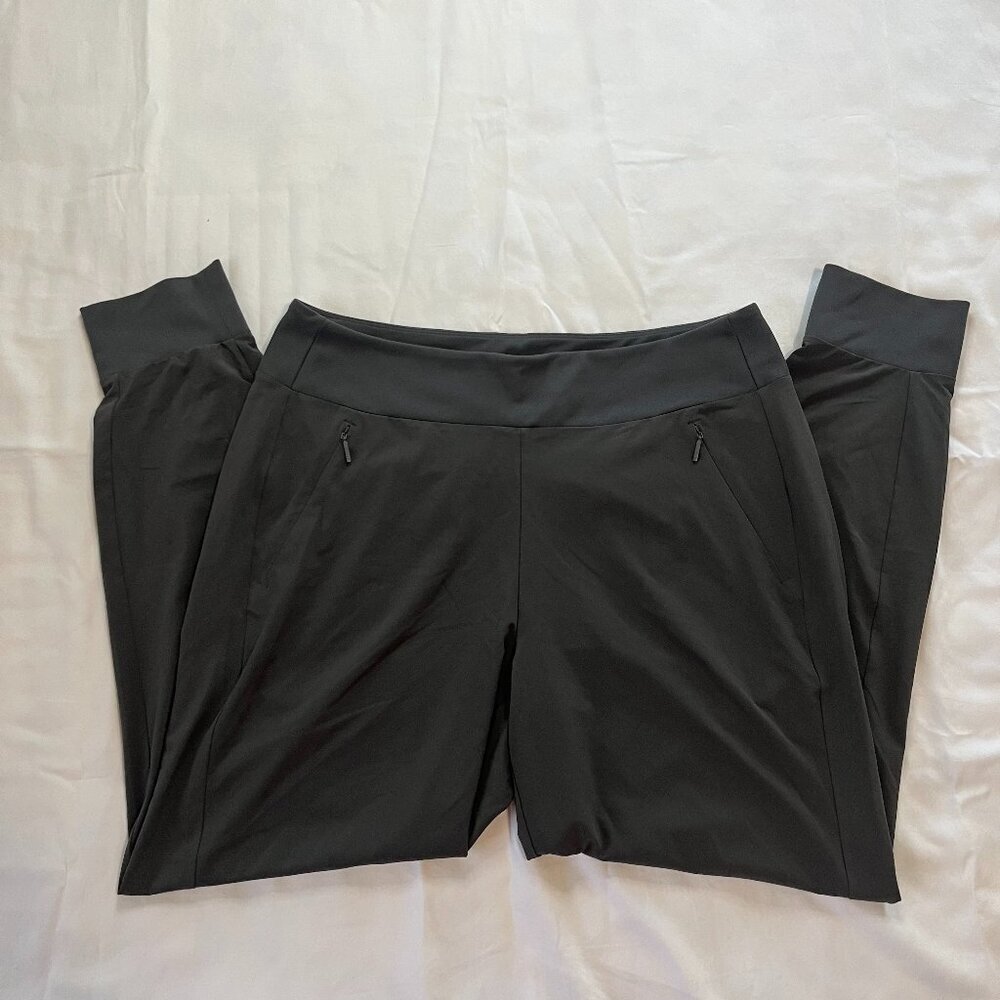 Athleta Dark Gray 7/8 Cropped Lightweight High Waist Athletic Pants | Size 12